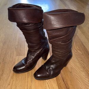 🌟 LAST CHANCE 🌟 Frye Brown Leather Slouch Boots